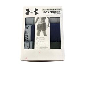 Under Armour Boxerjock 3-Pack UA Charged Cotton Boxer Briefs